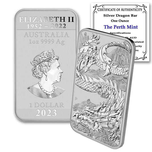 australian silver, dragon bar, dragon silver, rectangular bar, silver dragon, buy silver australia, silver coins australia, australian silver coins, john hardy naga, silver bullion australia, silver price australia, australian kangaroo coin, john hardy dragon,