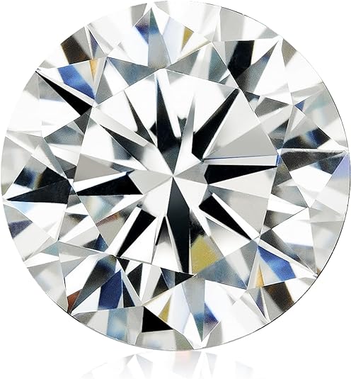 0.3-10 Carats Moissanite Stone Lab Grown Simulated Diamond
