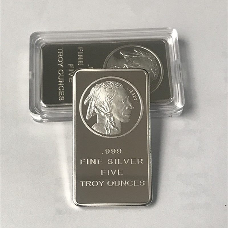 Indian Silver  Bar - American Liberty 1 OZ