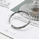 European and American Antique  Bracelet, Personality, Fried Dough Twists Opening Adjustable Bracelet