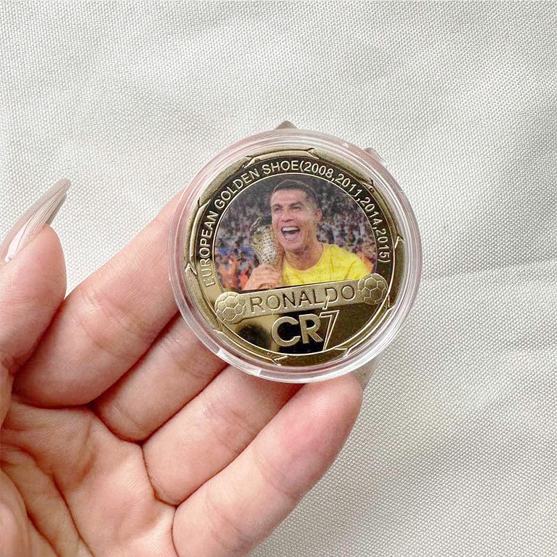 Set 35 Pcs Famous Football Player Gold Coin - Soccer Player