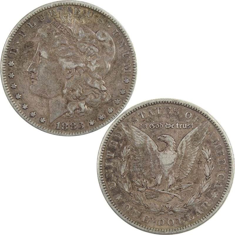 1883 Morgan Dollar VF Very Fine 90% Silver $1 Coin