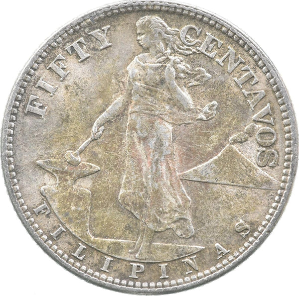 1944-1945 Coin,
50 Coin,
Centavos Coin,
Filipino Silver, 
Filipino Coin,
Era Coin,
Historical Coin,