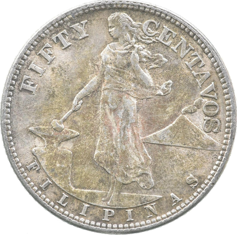 1944-1945 Coin,
50 Coin,
Centavos Coin,
Filipino Silver, 
Filipino Coin,
Era Coin,
Historical Coin,