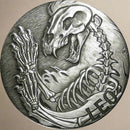 Memento Mori Zodiac  Coin – 1 oz Antique Finish, Limited 500 Mintage