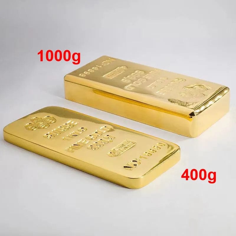 Suisse & Rand 1kg Gold Bullion Bar 1000g Gold Plated Bar with Different Number