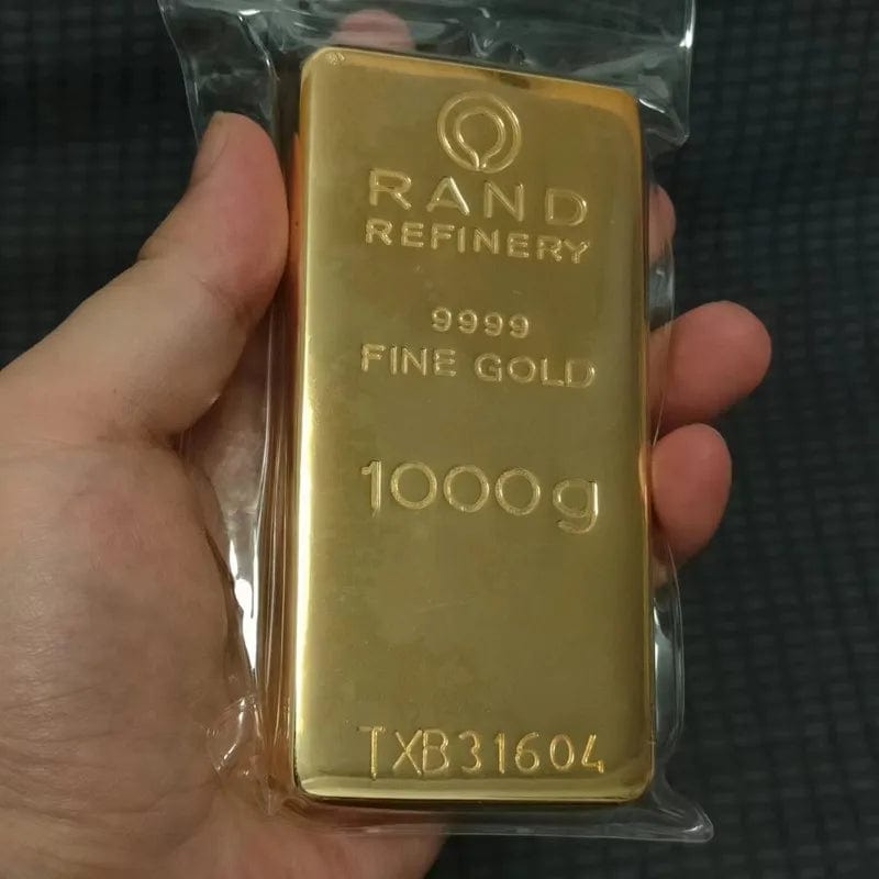 Suisse & Rand 1kg Gold Bullion Bar 1000g Gold Plated Bar with Different Number