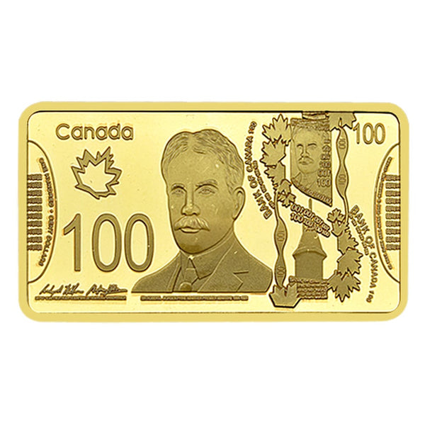 Canada Gold Bar, 100 CAD Gold, Robert Laird Gold,  gold bullion canada, purchase gold bars canada, gold bars for sale canada, buy gold biscuit canada, canada mint gold bar, gold bar buy canada, buy a gold bar in canada, cost of gold bar in canada,