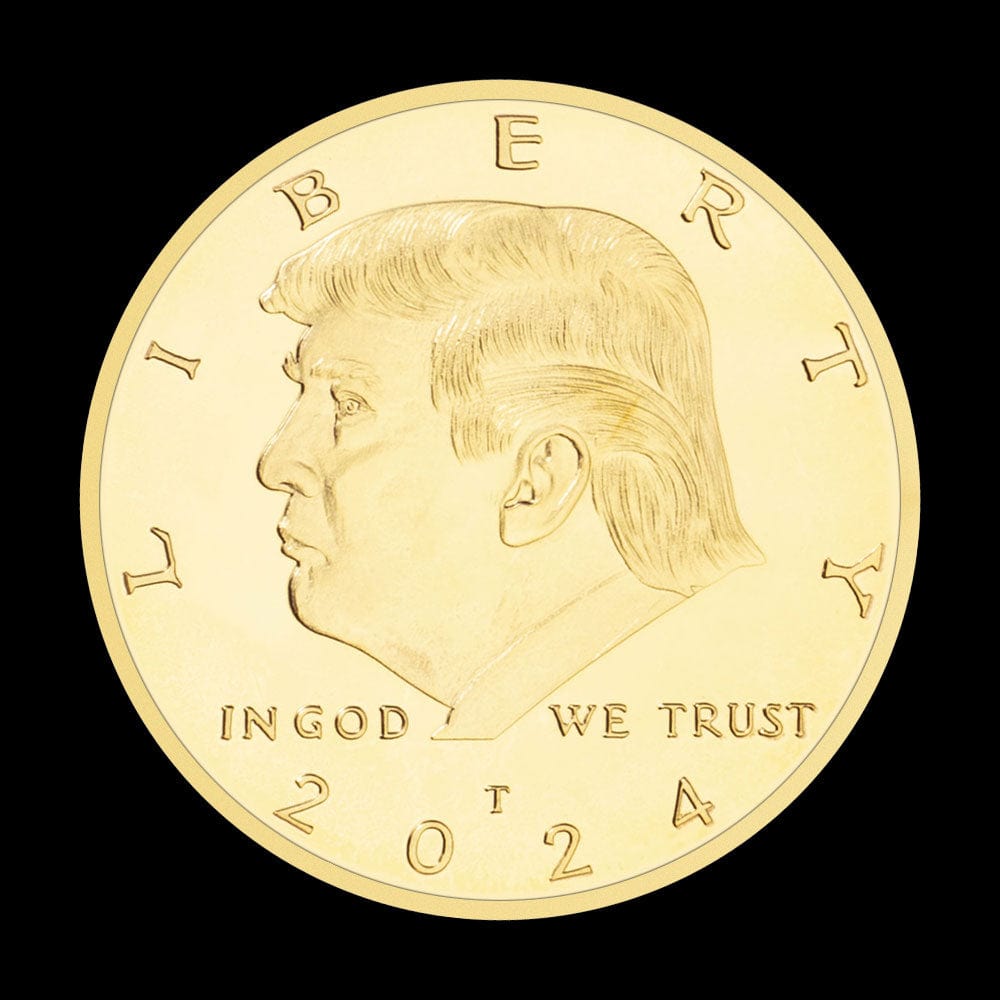 United States 45th President Gold Coin - Donald J. Trump 2024