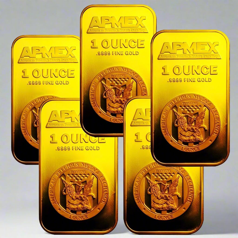 7 PCS APMEX Bar - Premium Bullion Collection