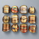 Mix Ring, Designed Ring, Lampwork Ring, Art Ring, Glass Rings, Golden Ring, Series Ring, Classical Ring, Style Ring, Murano Rings,