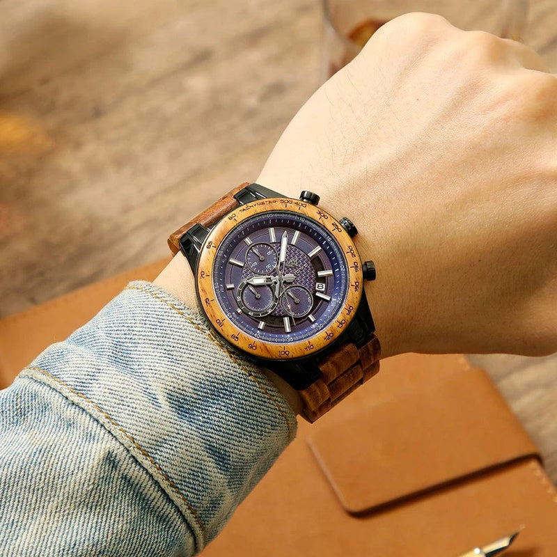 Luxury Wooden Watch - Perfect Christmas Gift Fashion Timepiece