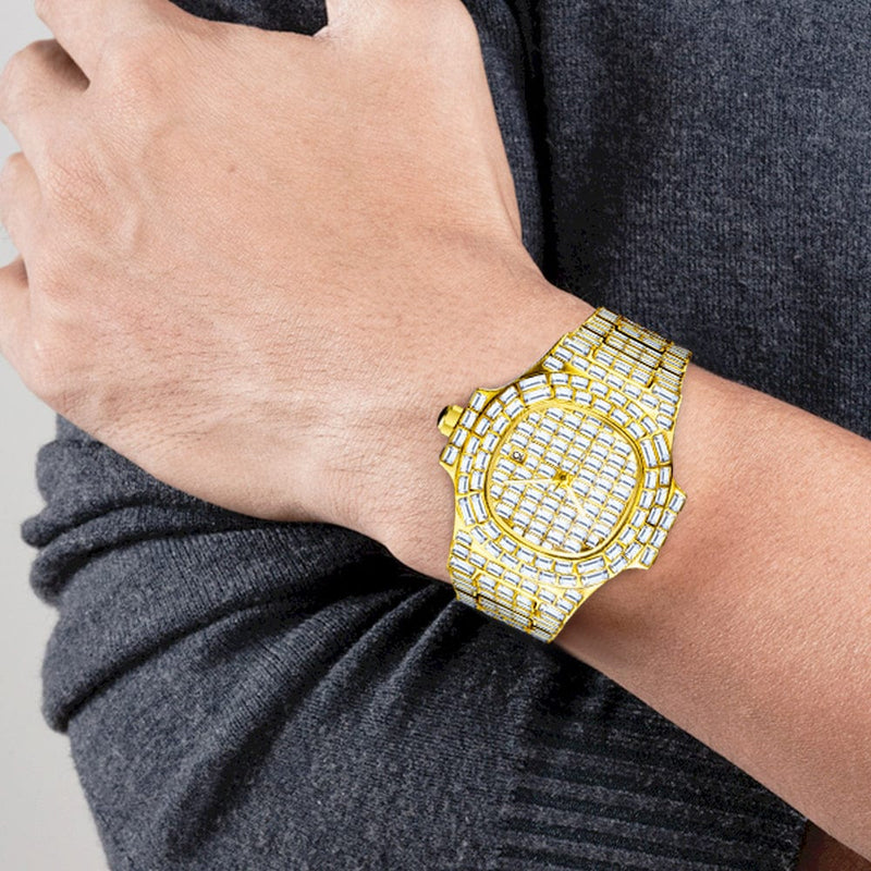 iced out watches cheap, ice out jewelry, Cartier skeleton iced out, bustdown watch, iced out AP watch, iced out Cartier Santos, iced Cartier watch, 