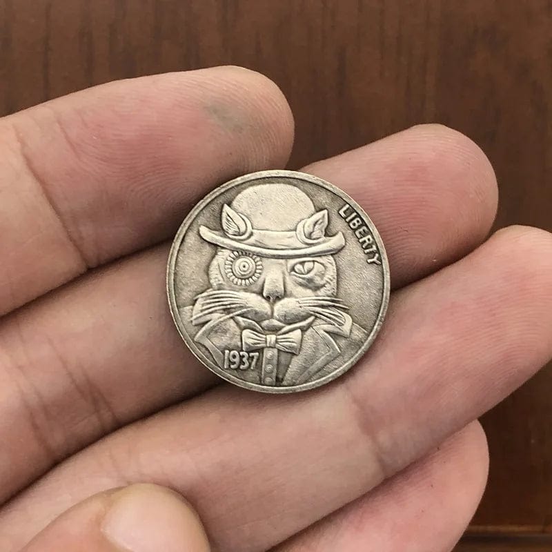 1937 Funny Germany Coin, Cute 1937 Germany Coin, Morgan Buffalo Nickel, Buffalo Nickel Souvenir Coin, 1937 America Commemorative Coin, Germany Lucky Coin, Funny Gift Coin 1937, Cute Nickel Coin Souvenir, Germany Morgan Buffalo Coin, 