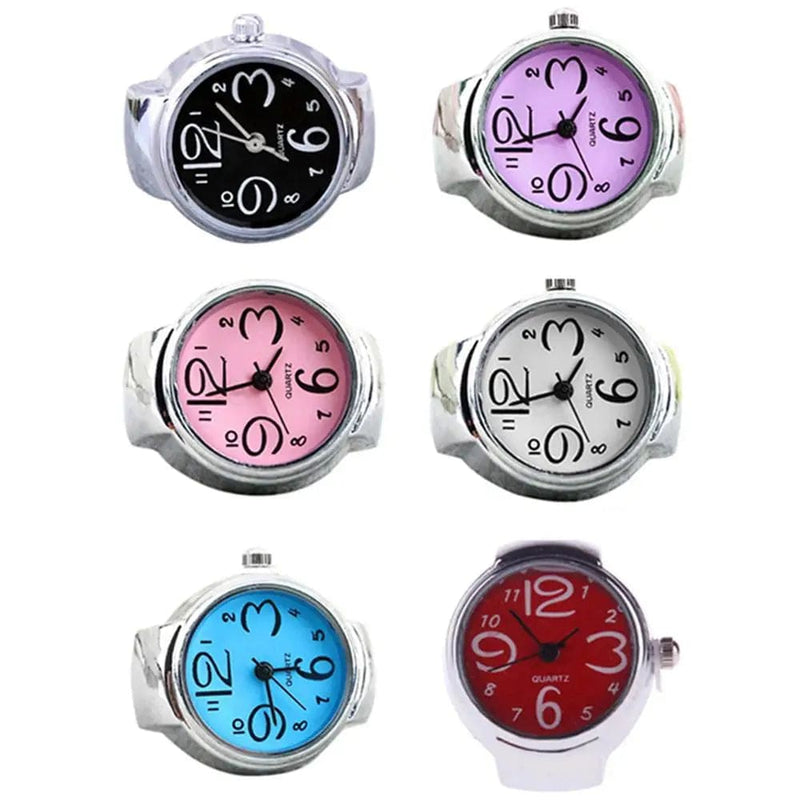 Watch Ring, Clock Ring, Timepiece Jewelry, Watch Finger Ring, Clock Finger Ring, Ring with Watch, Mini Clock Ring, Wristwatch Ring, Time Ring, Designer Watch Ring, Fashion Clock Ring,