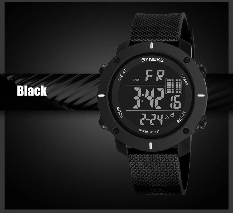 50M Waterproof Digital Sport Watch – Shockproof Military Dive Watch