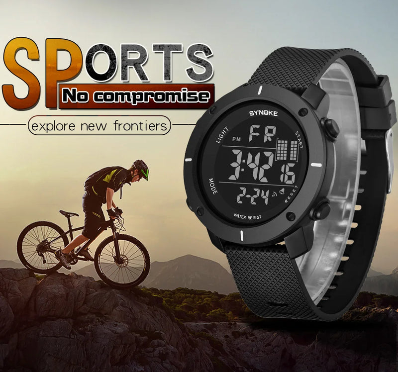 50M Waterproof Digital Sport Watch – Shockproof Military Dive Watch