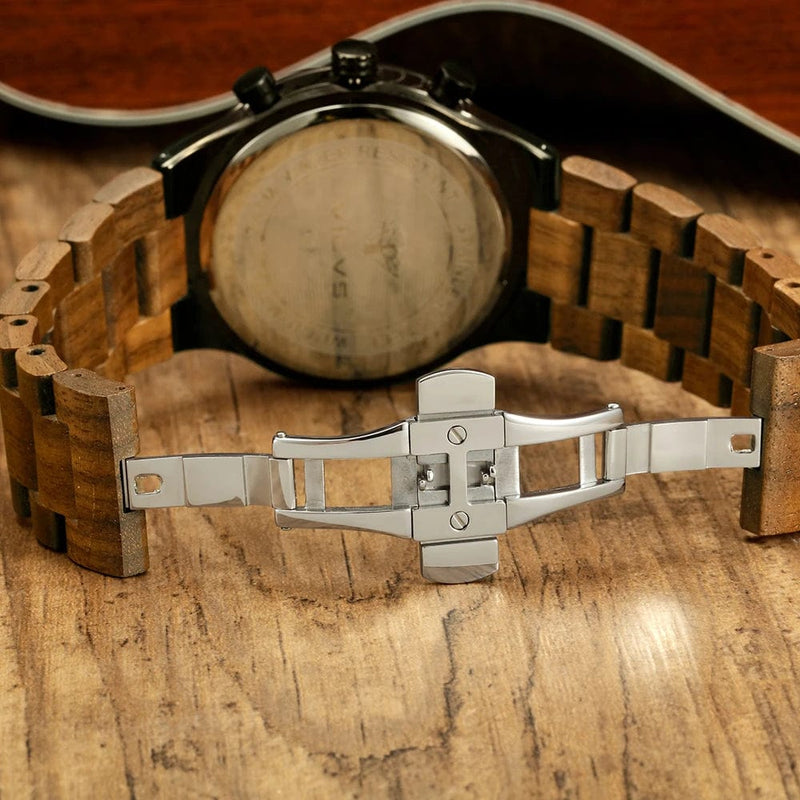 Luxury Wooden Watch - Perfect Christmas Gift Fashion Timepiece