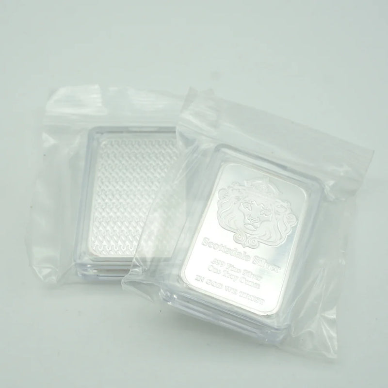 Johnson Matthey JM Pan Sunshine Bullion - Fine Silver Plated Coin Bar