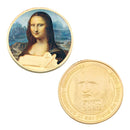 Italy Da Vin-ci Mo-na Lisa   Plated Coins - Original for Coins - Christmas Gift