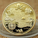 pirate coin, shakespeare 2 pound coin, gold pirate coins, pirates of the caribbean coin, pirate doubloons, gold treasure coins, skull 2 pound coin, 2 pound coin with skull,