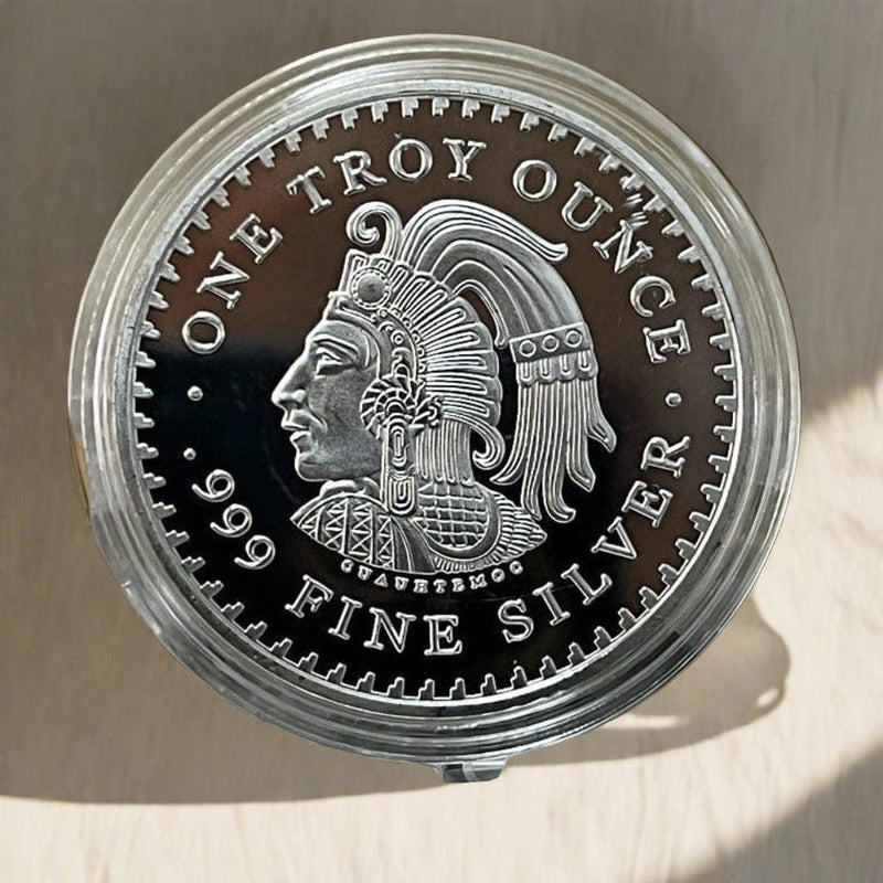 Mexico Maya Coin, "Maya Coin, Mexico Coin, Silver coin,