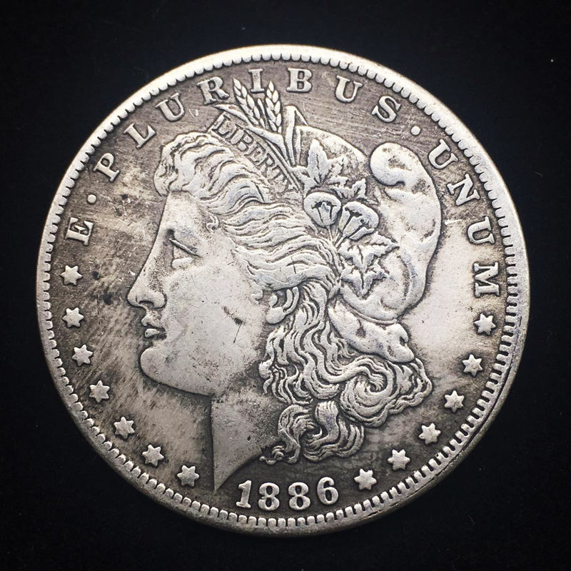 9 PCS USA Queen Coins - Morgan Silver Dollar Coins - Liberty Coins