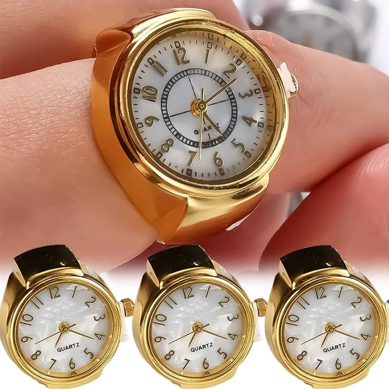 Fashionable Finger Rings with Quartz Watches: Perfect for Parties & Style