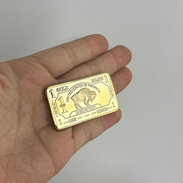 USA 1 Troy Ounce  Buffalo Bar –  Bullion Collectible