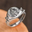 925 Ring,
Sterling Silver 
Praying Ring,
Hands Ring,
Rings,
Adjustable Opening,