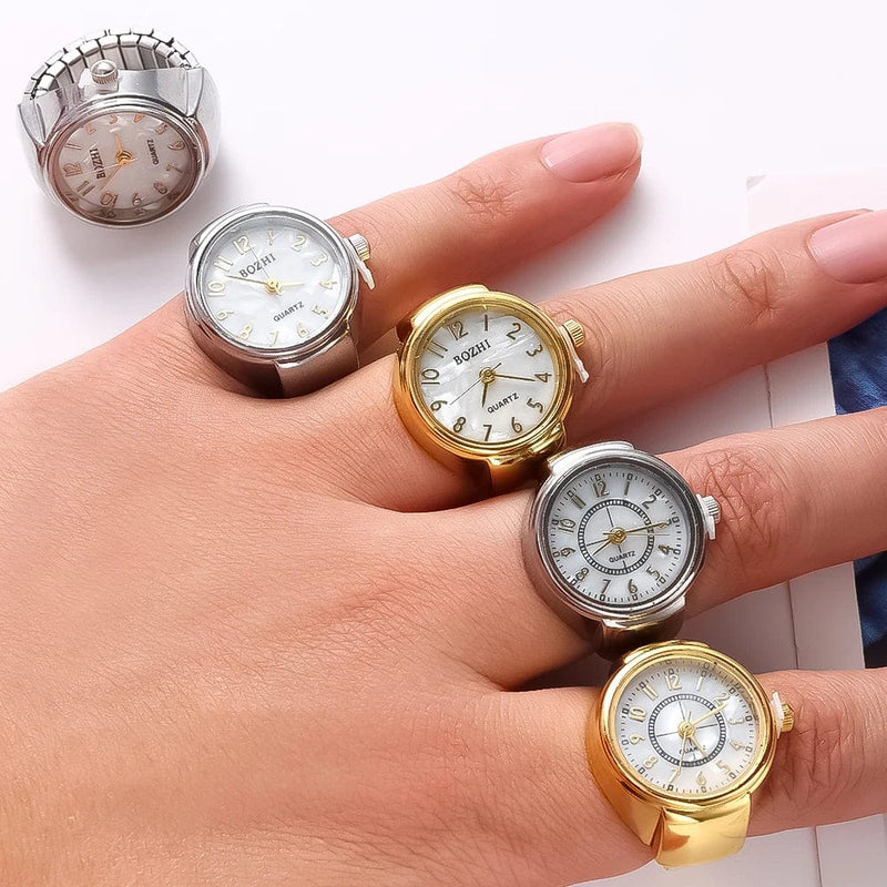 Fashionable Finger Rings with Quartz Watches: Perfect for Parties & Style