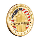 2021 US Statue of Liberty en Plated Coin - Never Forget Coin Collection