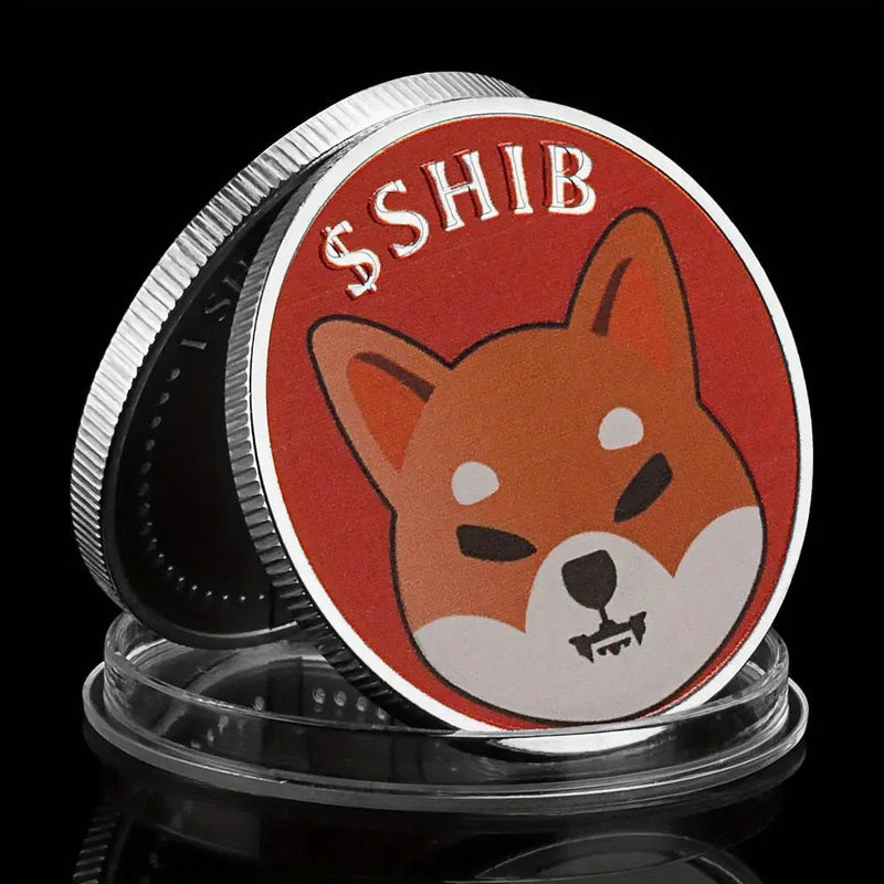 Doge coin SHIIBA Coin - Metal Plated Physical - SHIIBA Coin Souvenir Coin