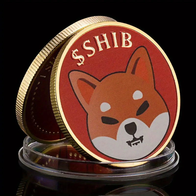 Doge coin SHIIBA Coin - Metal Plated Physical - SHIIBA Coin Souvenir Coin