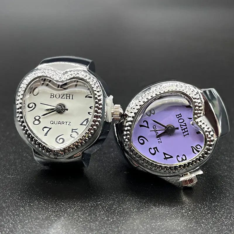 Watch Ring, Clock Ring, Timepiece Jewelry, Watch Finger Ring, Clock Finger Ring, Ring with Watch, Mini Clock Ring, Wristwatch Ring, Time Ring, Designer Watch Ring, Fashion Clock Ring,