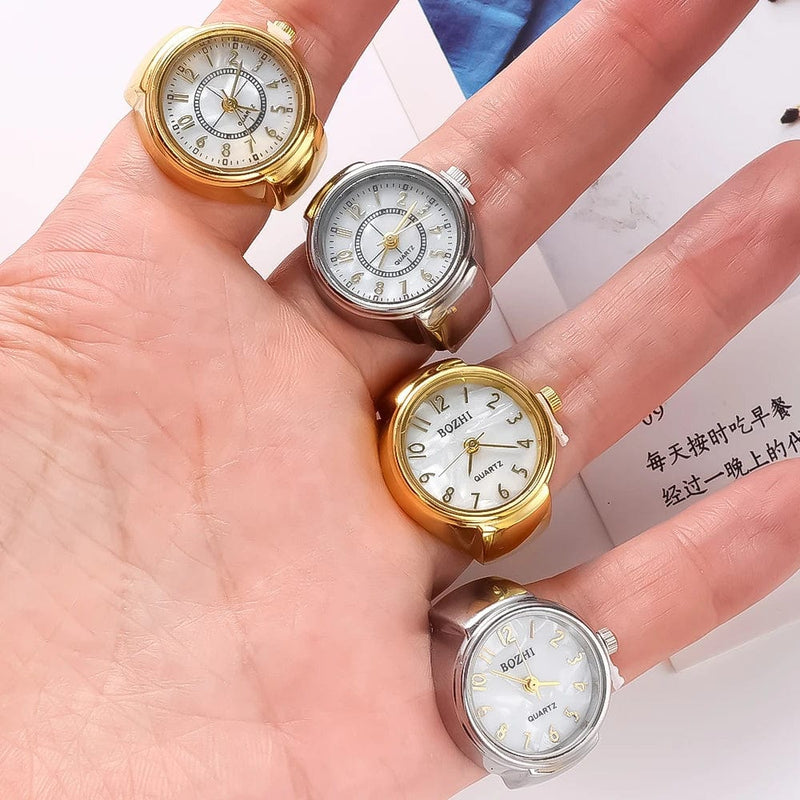 Fashionable Finger Rings with Quartz Watches: Perfect for Parties & Style