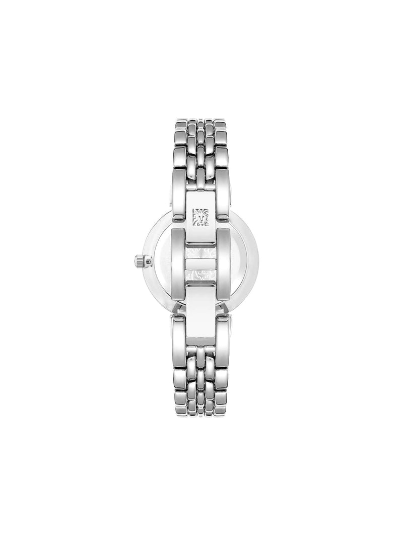 Anne-Klein  Quartz Watch – Mother of Pearl Dial, Elegant Alloy Strap Luxury Style