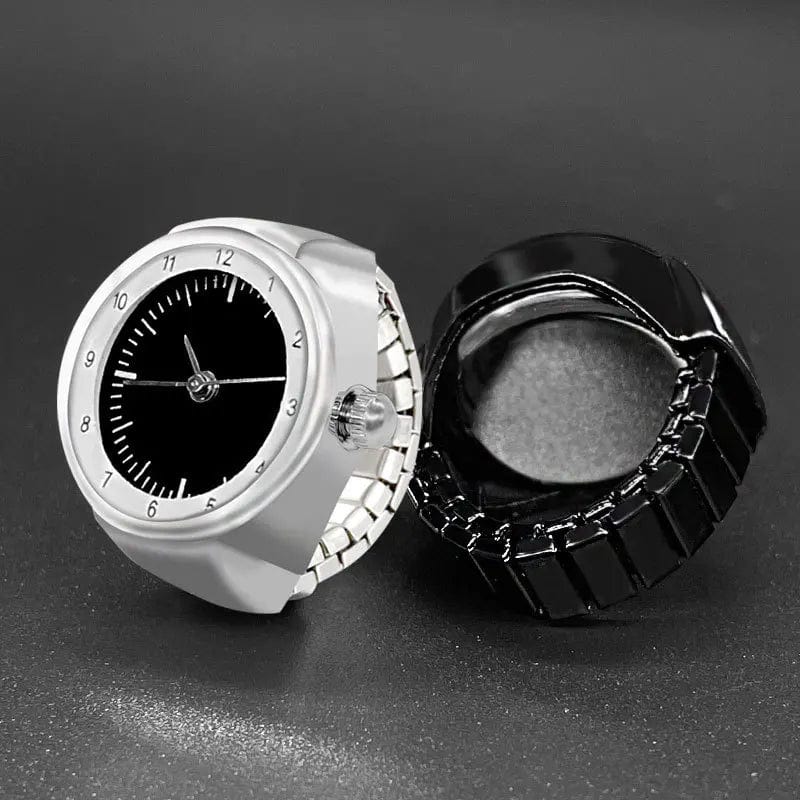 Quartz Finger Watch Ring: Trendy Digital Clock Rings for Teens & Couples