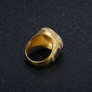Halloween Bitcoin Ring - Chunky Gold Cool Ring for Costume & Party