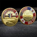 Veterans Day D-Day 80th Anniversary Challenge Coin – WWII Commemorative Collectible Piece