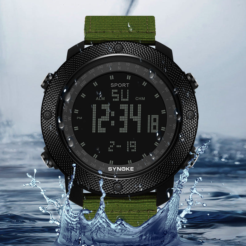 Waterproof Digital Sports Watch 50M – Military Outdoor Running & Swimming Watch