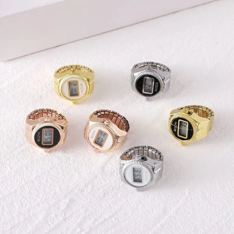 Watch Ring, Clock Ring, Timepiece Jewelry, Watch Finger Ring, Clock Finger Ring, Ring with Watch, Mini Clock Ring, Wristwatch Ring, Time Ring, Designer Watch Ring, Fashion Clock Ring,