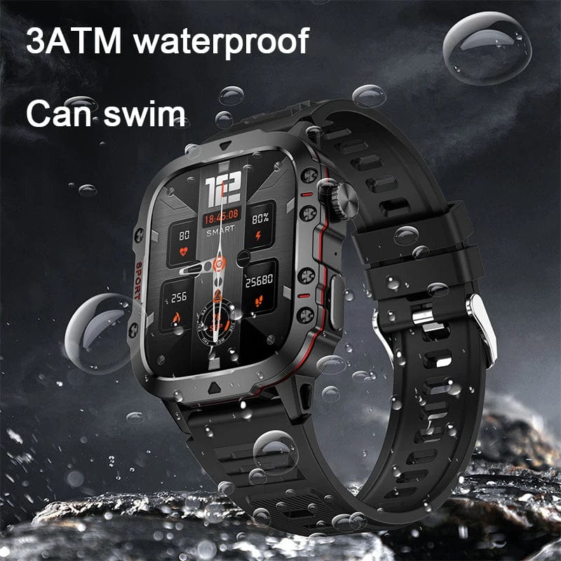 2024 Smart Watch: 1.96'' IP68 5ATM Fitness Tracker, BT Call, Health Monitor