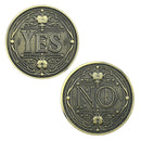 Yes or No Vintage  Decision Coin - Lucky Metal Collectible for Holidays & Special Thanksgiving