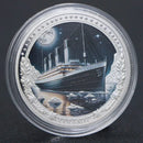 RMS Titanic  Plated Colorful Coin - Titanic Tragedy Souvenir Coin Christmas Gifts