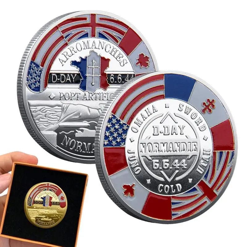 Anniversary Coin,
Challenge Coin,
D Day Coin,
80 Th Coin,
World War Coin,