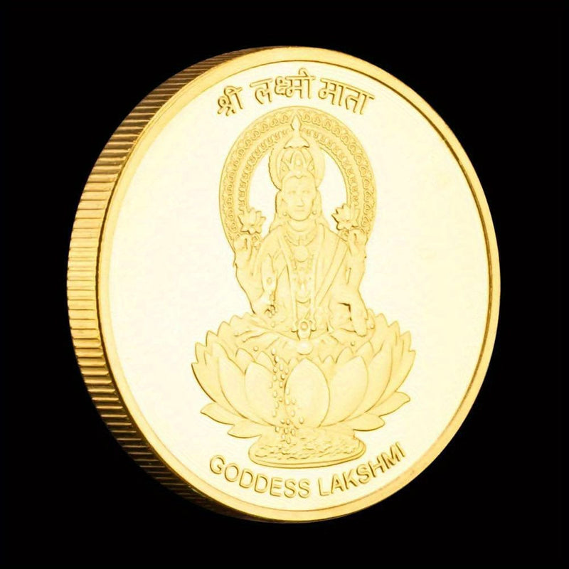 Indian Goddess Coin, Golden Goddess Coin, Collectible Indian Coin, Goddess Coin Gift, Indian Coin Collectible, Golden Collectible Coin, Creative Gift Coin, Indian Goddess Collectible, Golden Coin Gift, Goddess Coin India, Hindu Goddess Coin, Indian Religious Coin, Gold Plated Goddess Coin, Coin Gift for Collectors, Spiritual Gift Coin, Indian Culture Coin, Rare Goddess Coin, Unique Gift Coin, Indian Heritage Coin, Religious Golden Coin, Hindu Coin Collectible,