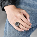 23mm Ancient Egypt Pharaoh Portrait Stainless Steel Rings Punk Trendy - Fashion Amulet Jewelry Creativity Gift