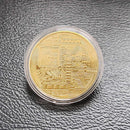 50 Pcs  Plated Bitcoin Coins - Collectible Art Collection Gift Physical Commemorative - Bit BTC Metal Imitation