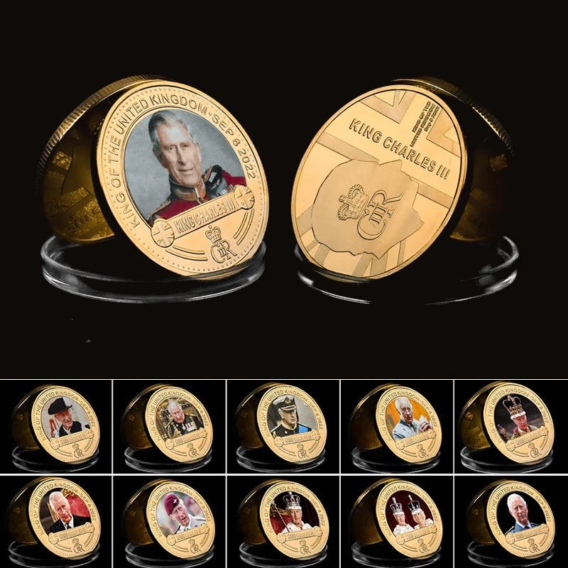 The United Kingdom Charles III Gold Coins - Set UK Royal Challenge Coins